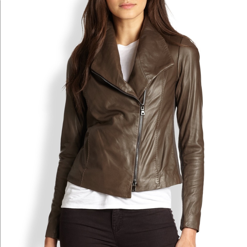 NWOT Vince leather moto jacket
